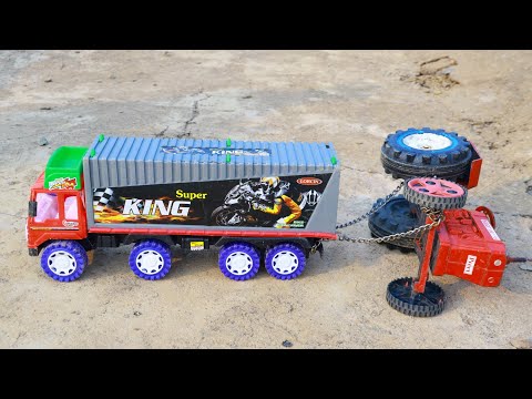 Mahindra Tractor Dumper Truck Accident Pulling Out Jcb 3dx Tata Tipper ? New Cartoon Video | CS Toy