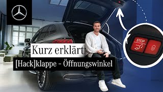 Kurz erklärt: Öffnungswinkel der Heckklappe individuell einstellen