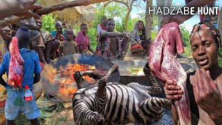 Hadzabe Tribe Big Hunts || Delicious Wild Game || True Hunters🦌🦌