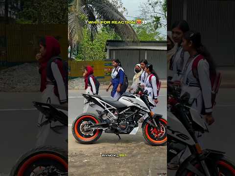 Whit For Duke 390 Reaction Girls 👀💥 | #shorts #duke390