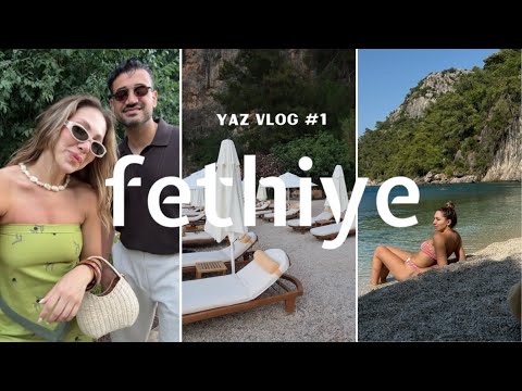 biz neredeyiz balayında mı?! 🏖️| yaz vlog serisi part 1, fethiye'de bir koyda 2 gün beraberiz
