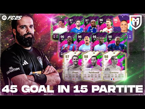 45 GOAL IN 15 PARTITE | FERDINAND, CANTONA, OWEN, JAMES, EZE,  DOKU, LUCIO E TANTI ALTRI | FC25