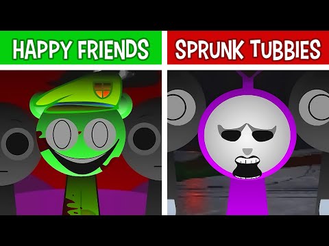 Incredibox Sprunki | Happy Tree Friends Vs Teletubbies (Normal and Horror)