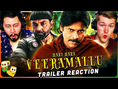 HARI HARA VEERA MALLU Part 1: SWORD VS SPIRIT Trailer Reaction! | Pawan Kalyan | Bobby Deol