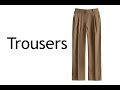 Understanding Trousers in English and Vietnamese