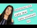 Determining Reaction Orders and Rate Laws