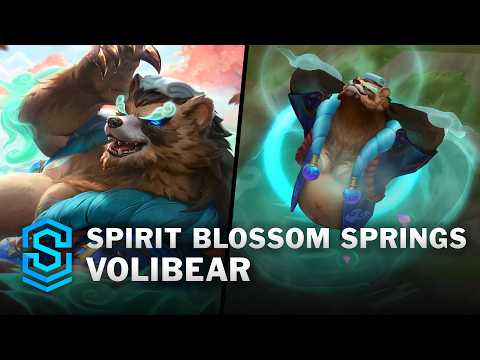 Spirit Blossom Springs Volibear Skin Spotlight - Pre-Release - PBE Preview - League of Legends