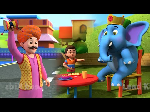 Hathi Raja & Kalu Madari - हाथी राजा और कालू मदारी | Hindi Rhymes For Kids | 3D Animated Videos