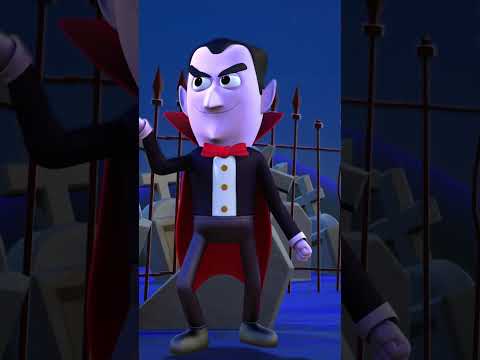 🧟‍♂️Zombie Plays with Worms, Vampire Breaks His Coffin!🦇 #shorts #spooky #kidssongs