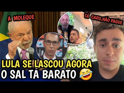 LULA passa MAL ,com ÓDIO DE NIKOLAS FERREIRA, SE LAsCOU, TA CARO ,NAO COMPRE CARAMBA🙄