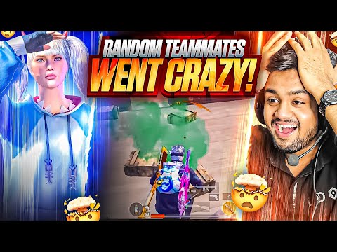 😱Random Teammates Went CRAZY Watching This!" | Handeling Crazy Situations | 1v4 PAGLU