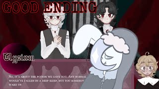 GOOD END - Full Moon Flirt : Three Nights To Avoid Being Eaten Alive! - visual novel