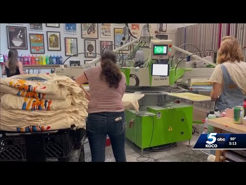 YouTube video thumbnail: Locally Owned T-Shirt Stores Work Overtime to Stock NBA Championship Gear