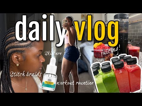 Daily Vlog | New Workout and Skincare Routine, Juicing + Life Update