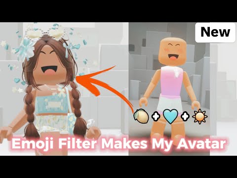 ✨EMOJI FILTER MAKES MY ROBLOX AVATAR✨-🤩😱🤭