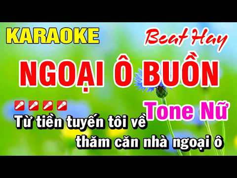 Karaoke Nhạc Sống Tone Nữ Ngoại Ô Buồn (Beat Hay) 2026 Hoài Phong Organ