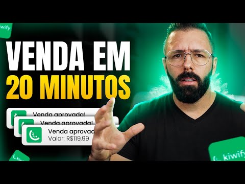 PRIMEIRA VENDA na KIWIFY em 20 MINUTOS, SEM INVESTIR, SEM APARECER - Método 2025 (Dinheiro online)