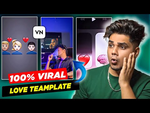 VN VIRAL Love Template | Trending reel editing tutorial - VN editor