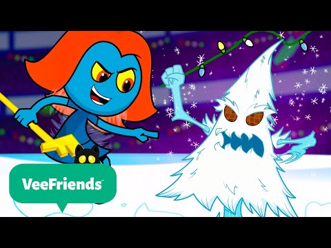 Let's Kick Some Snow Butt! | Vee Friends 🐈‍⬛| Cartoons For Kids