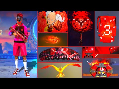 🔴SOLO PUEDO USAR COSAS ROJAS🔴 - FREE FIRE | Reto un solo color free fire | Solo ropa ROJA