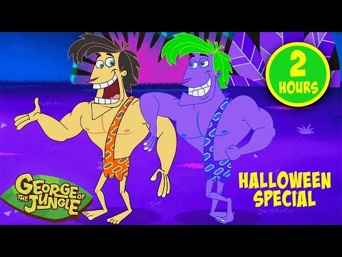 Visiting a Halloween Universe! 🪐 | 🎃 2 Hour Halloween Special 🎃 | George of the Jungle