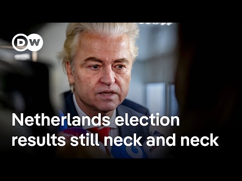 YouTube video thumbnail: Netherlands Election: Far-Right Party and Centrists Are Neck and Neck