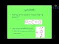 Types of Chemical Bonds and Properties