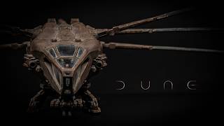"Dune" Harkonnen Ornithopter, Meng 1/72 scale model build