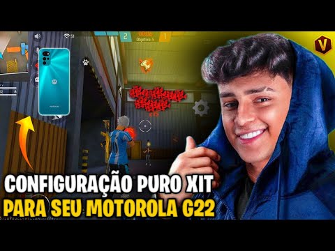 MELHOR SENSIBILIDADE E DPI MOTO G22 PARA NOVA ATUALIZAÇÃO FREE FIRE 2025