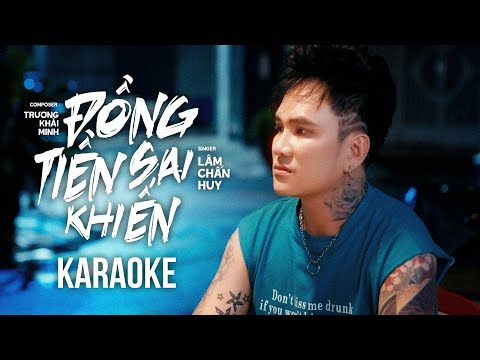 [KARAOKE] Đồng Tiền Sai Khiến – Lâm Chấn Huy | BEAT BÈ