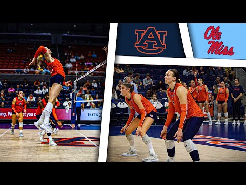 Auburn Volleyball Drops 5th Straight to Ole Miss