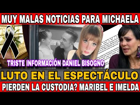 LUTO EN EL ESPECTACULO MURIO HOY/ COMUNICADO DANIEL BISOGNO MALAS NOTICIAS / MARIBEL vs IMELDA GARZA