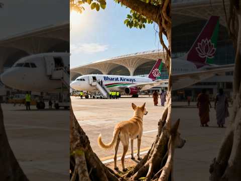 Hero Dog Stops Plane Disaster - Everyone Survived! π #animals #rescue #miracle #india