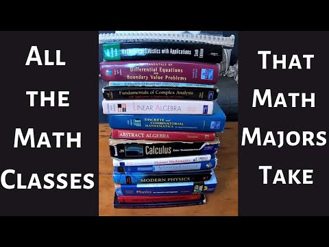 All the Math Classes that Math Majors Take