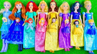 99 Minutes Disney Princess Collection ASMR Satisfying Unboxing | Disney Dolls Relaxing