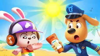 กระต่ายพีพีโดนแดดเผา | ฟังที่คุณหมอเตือนด้วยนะ | การ์ตูนเด็ก | เบบี้บัส | Kids Cartoon | BabyBus