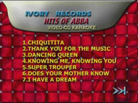 Ivory Records Hits of ABBA Songlist (September 7, 1999) *Re-posted in without Motion Blur”