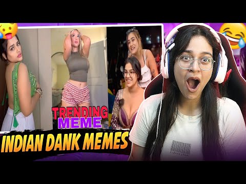 Dank Indian Memes Reaction🤣| Trending Memes | Indian Memes Compilation | MemeKit |Samiksha Sengar