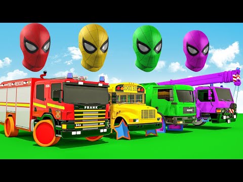 Johny Johny Yes Papa, Baa Baa Black Sheep - Police Car, Fire Truck & More... | Nursery Rhymes