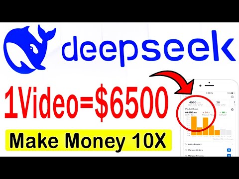 Deepseek 1Video = $6500 MAKE MONEY ONLINE 🔥 Deepseek R1