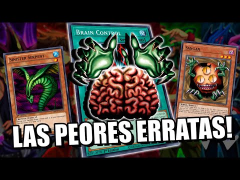 TOP: Las PEORES ERRATAS en Yu-Gi-Oh!
