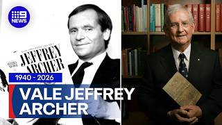 YouTube video thumbnail: Prolific Author Jeffrey Archer Dies Days After Releasing Final Novel