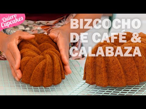 BIZCOCHO DE CALABAZA Y CAFÉ CON ESPECIAS | PUMPKIN SPICE LATTE CAKE | QUIERO CUPCAKES