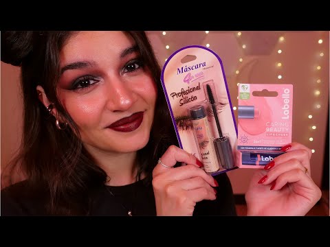 ASMR Beauty Haul ✨ Whispers, Show & Tell, Tapping, Spanish Words