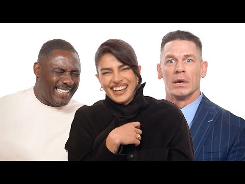 Idris Elba, John Cena & Priyanka Chopra Take A Co-Star Test