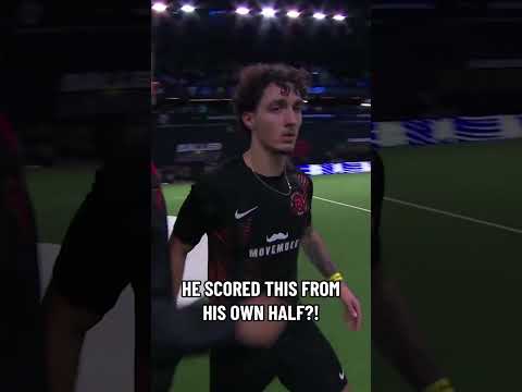 HE SCORED FROM HIS OWN HALF FOR MINIMINTERβS TEAM! π