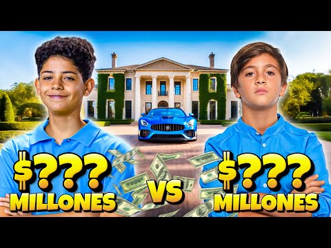 Thiago Messi vs Cristiano Ronaldo Jr  - ¿Quién tiene la fortuna más grande?