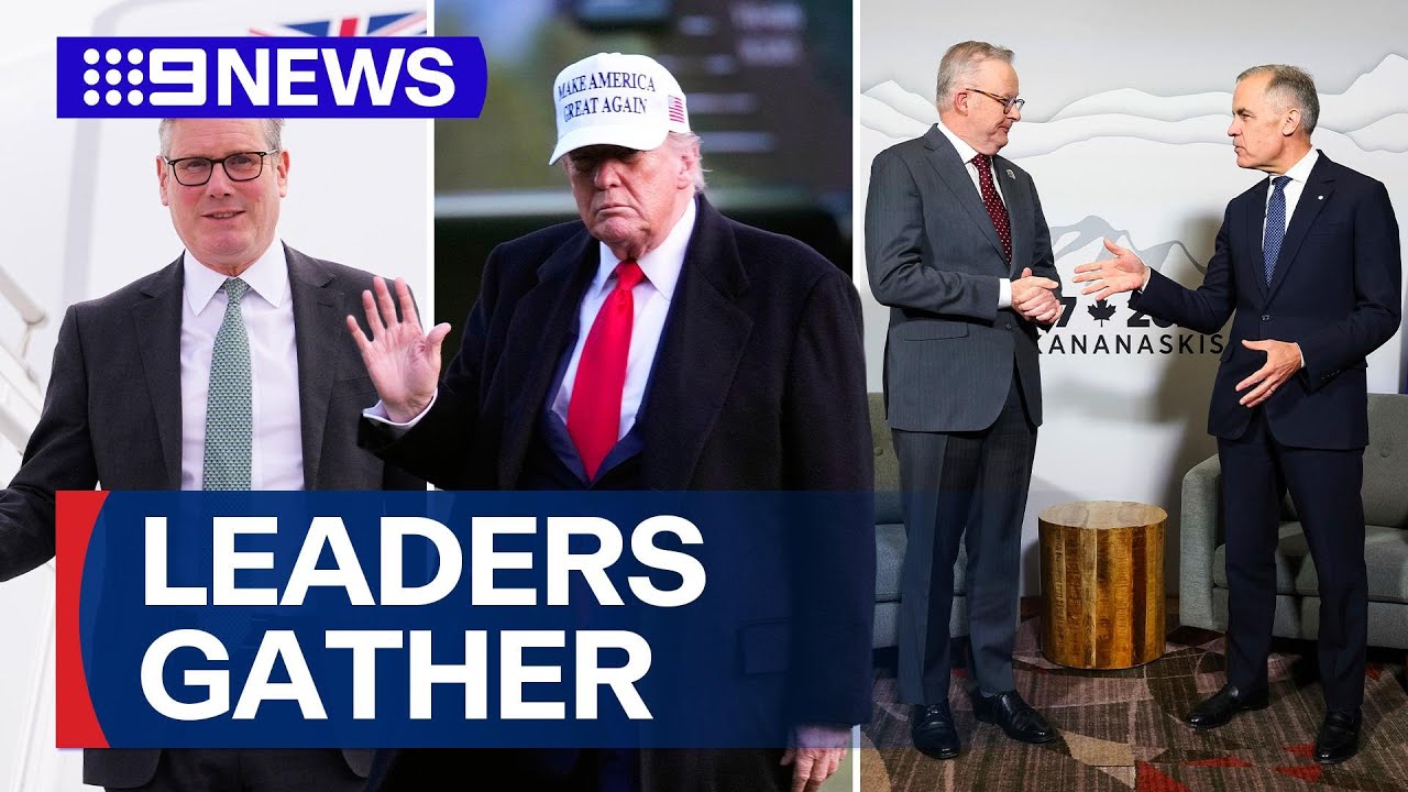 PM Albanese and world leaders gather in Canada ahead of G7 | 9 News Australia