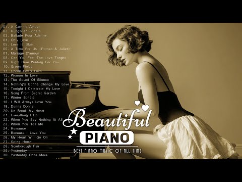 Greatest Classical Piano Love Songs Playlist – 200 Peaceful Relaxing Piano Instrumental Hits