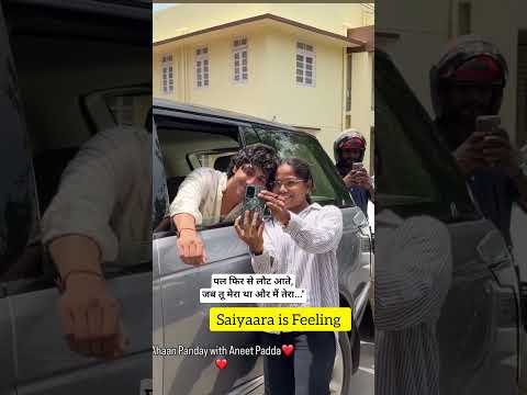 Saiyaara is Feeling । Saiyaara l Ahaan Panday, Aneet Padda ।Jubin Nautiyal  #saiyaara​​​ #youtube